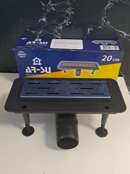 DUŞ KANALI ETEKLİ 20cm X Ø50 DÖNERLİ - EKO