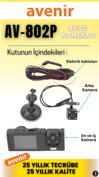 AV-802P HD Araç Kamerası - 3