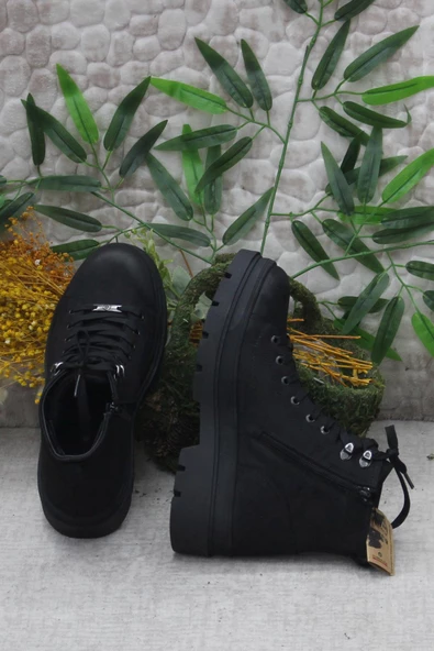 Hammer Jack 24862 Siyah Orijinal Ürün Hakiki Deri Erkek Bot - Resim 5