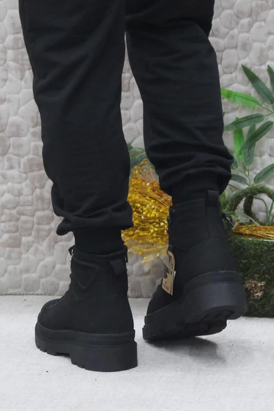 Hammer Jack 24862 Siyah Orijinal Ürün Hakiki Deri Erkek Bot - Resim 4