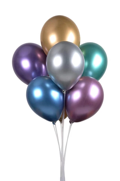Kına Atölyesi Krom Balon 16 inç 10 Adet