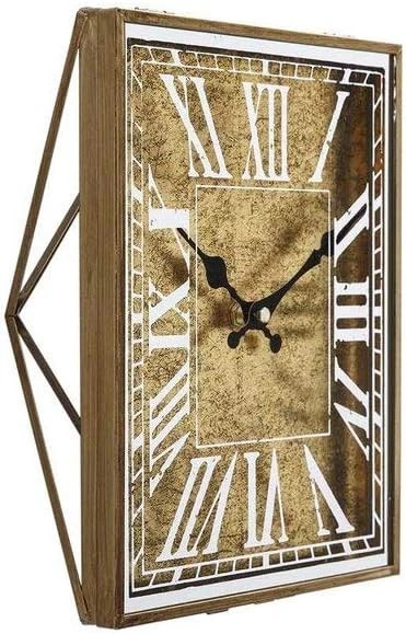 VİTALE ARYA DİKTÖRTGEN HARDAL DUVAR SAATİ - 2