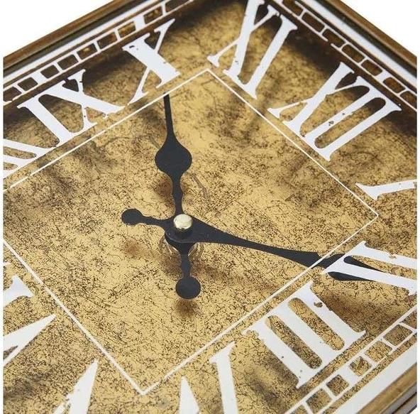 VİTALE ARYA DİKTÖRTGEN HARDAL DUVAR SAATİ - 3