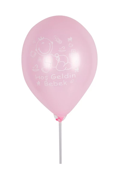 Kına Atölyesi Hoş Geldin Bebek Balonları 10 Adet - 3