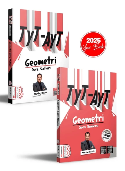 TYT -AYT Geometri Ders Notları ve Tamamı Video Çözümlü Soru Bankası Seti Benim Hocam Yayınları