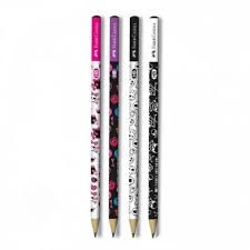Faber Castell 2B Koyu Desenli Skull Kurşun Kalem ürün görseli