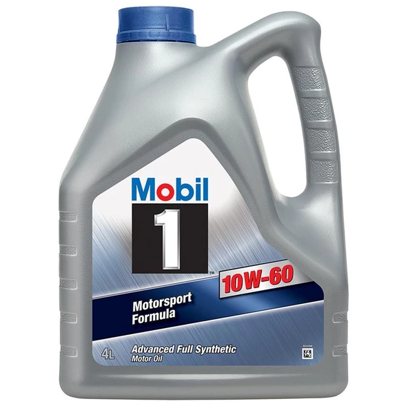 Mobil 1 Motorsport Formula 10W-60 Tam Sentetik Benzinli ve Dizel Araç Motor Yağı 4 L