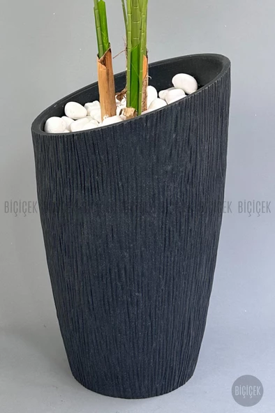 BİÇİÇEK   Yapay Muz Ağacı 230 cm Lux Dış Mekan Saksıda - Resim 2