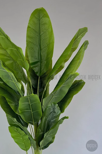 BİÇİÇEK   Yapay Muz Ağacı 230 cm Lux Dış Mekan Saksıda - Resim 4