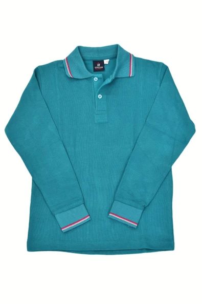 Kolej Yeşil Polo Yaka Sweat KMZ-S-5 - 2