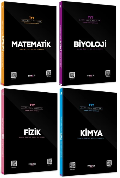Marka YKS TYT Sayısal Konu Özetli Soru Bankası 4 lü Set Marka Yayınları