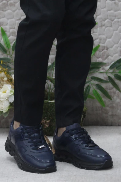 Hammer Jack 24770 Lacivert Orijinal Ürün Hakiki Deri Erkek Ayakkabı - Resim 2