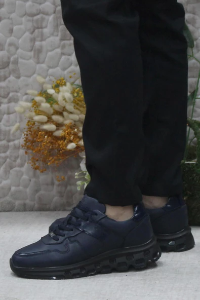 Hammer Jack 24770 Lacivert Orijinal Ürün Hakiki Deri Erkek Ayakkabı - Resim 3