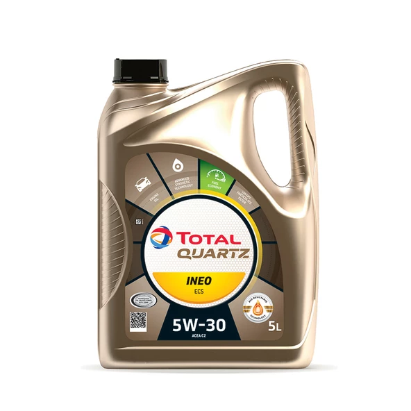 Total Quartz Ineo ECS 5W-30 DPF Tam Sentetik Dizel Araçlar için Motor Yağı 4 L Ü.Y.2024