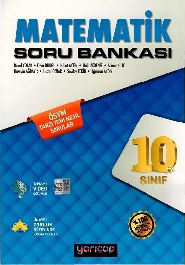 10. Sınıf Matematik Soru Bankası Yarı Çap Yayınları ürün görseli 1