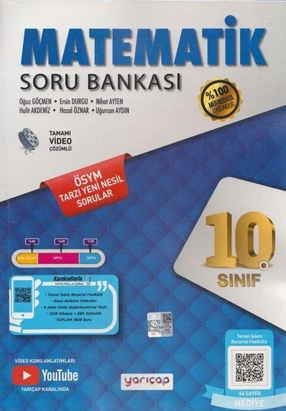 10. Sınıf Matematik Soru Bankası Yarı Çap Yayınları