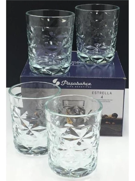 Paşabahçe 520514 Estrella 4 Lü Su Bardağı - 2