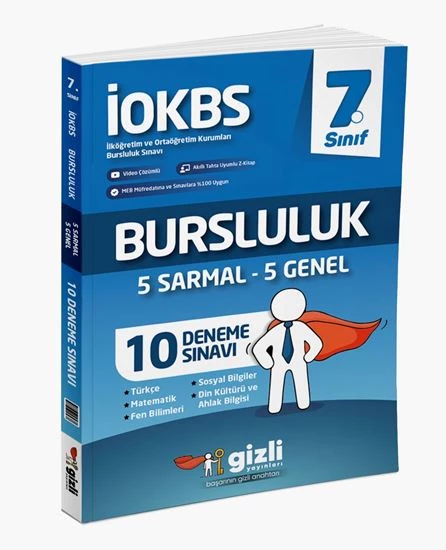 Gizli Yayınları 2025 7. Sınıf 10 Bursluluk Deneme
