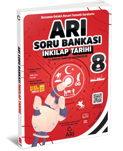 Arı Yayıncılık 8 Sınıf İnkılap Tarihi Arı Soru Bankası LGS