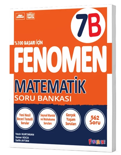 Fenomen Yayınları 7 Sınıf Matematik B Soru Bankası