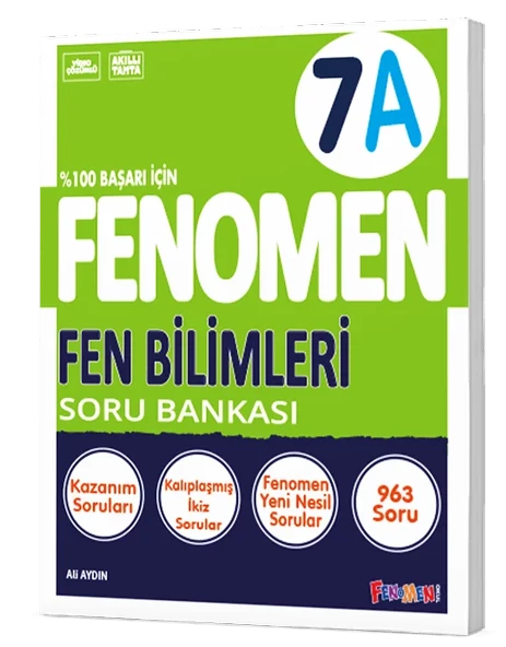 Fenomen Yayınları 7 Sınıf Fen Bilimleri A Soru Bankası