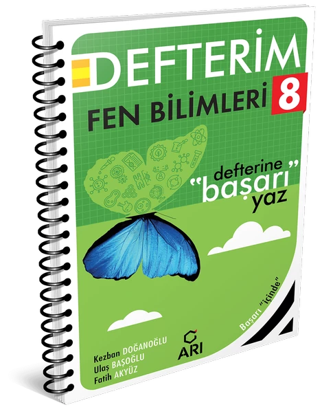 Arı Yayıncılık 8 Sınıf Fen Bilimleri Defteri Fenito LGS