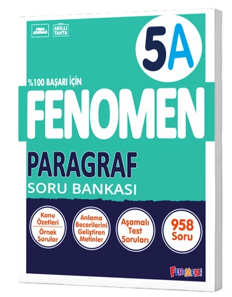 Fenomen Yayınları 5 Sınıf Paragraf A Soru Bankası