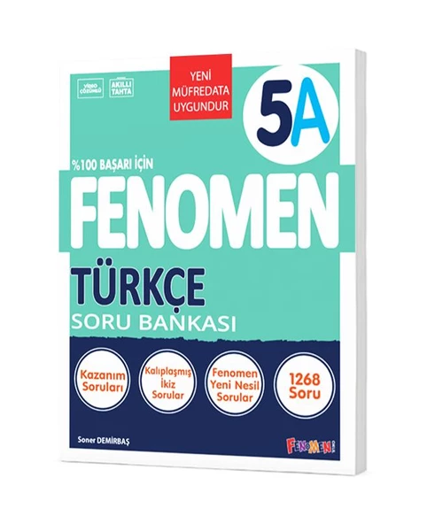 Fenomen Yayınları 5 Sınıf  TÜRKÇE A SORU BANKASI