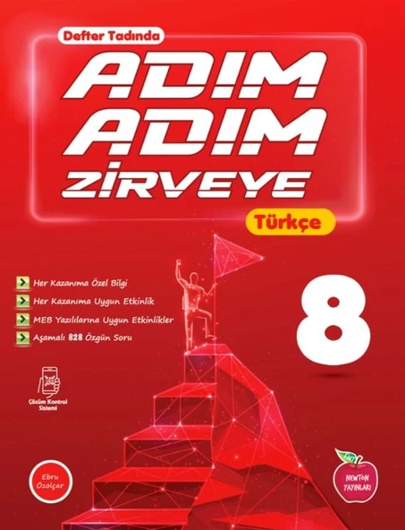 Newton Yayınları 8 Sınıf Türkçe Adım Adım Zirveye Soru Bankası