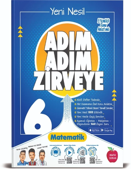 Newton Yayınları 6 Sınıf Matematik Adım Adım Zirveye Soru Bankası