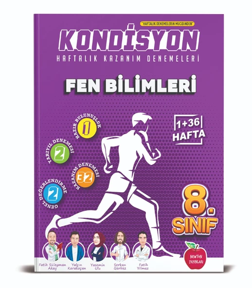 Newton Yayınları 8 Sınıf Fen Bilimleri Kondisyon Haftalık Kazanım Deneme