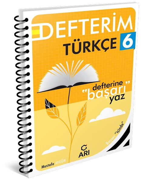 Arı Yayınları 6 Sınıf Türkçe Defteri Türkçemino