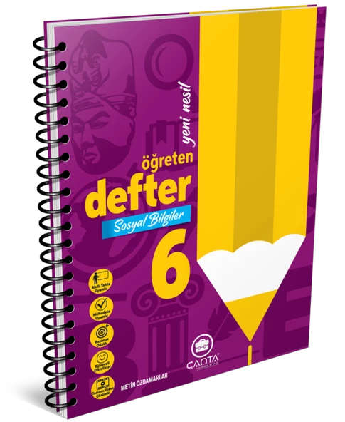 Çanta Yayınları 6 Sınıf Sosyal Bilgiler Öğreten Defter