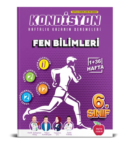 Newton Yayınları 6 Sınıf Fen Bilimleri Kondisyon Haftalık Kazanım Deneme