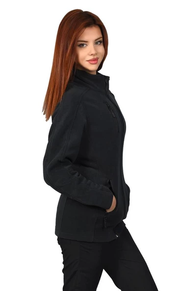 Kadın Doktor Hemşire Poları Hastane Kışlık Polar Ceket Modeli - 6