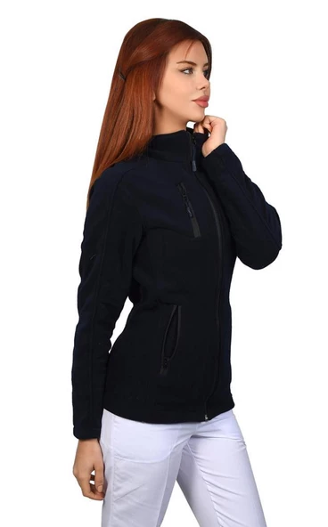 Kadın Doktor Hemşire Poları Hastane Kışlık Polar Ceket Modeli - 10