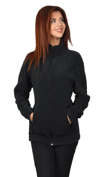 Kadın Doktor Hemşire Poları Hastane Kışlık Polar Ceket Modeli - 8