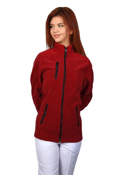 Kadın Doktor Hemşire Poları Hastane Kışlık Polar Ceket Modeli - 2