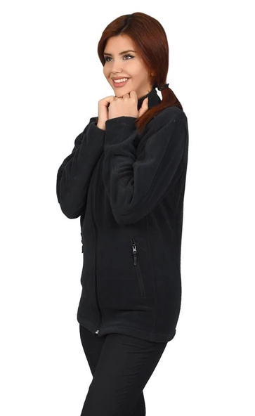 Kadın Doktor Hemşire Poları Hastane Kışlık Polar Ceket Modeli - 7