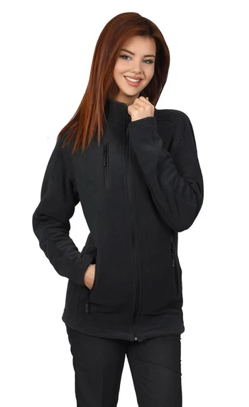 Kadın Doktor Hemşire Poları Hastane Kışlık Polar Ceket Modeli - 5