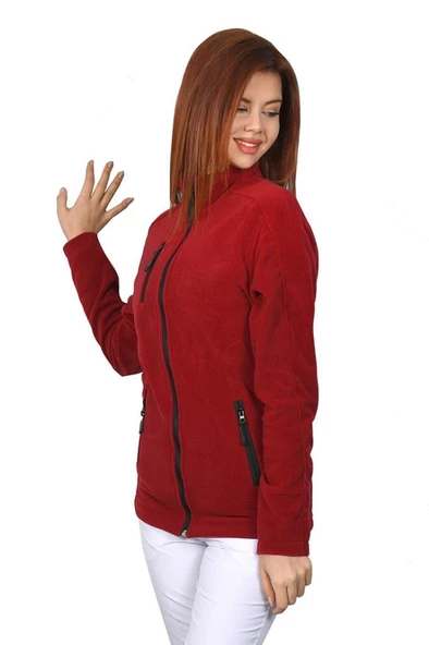 Kadın Doktor Hemşire Poları Hastane Kışlık Polar Ceket Modeli - 4