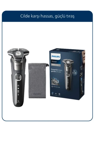 PHİLİPS S5887/10 Islak/Kuru Sinek Kaydı Tıraş Makinesi - Bg1024 Banyo Vücut Bakım Tıraş Makinesi Avantaj Set - 2