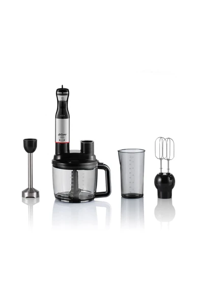 ARZUM Mutfak Robotu Seti Çok Amaçlı Blender Set Siyah - 4