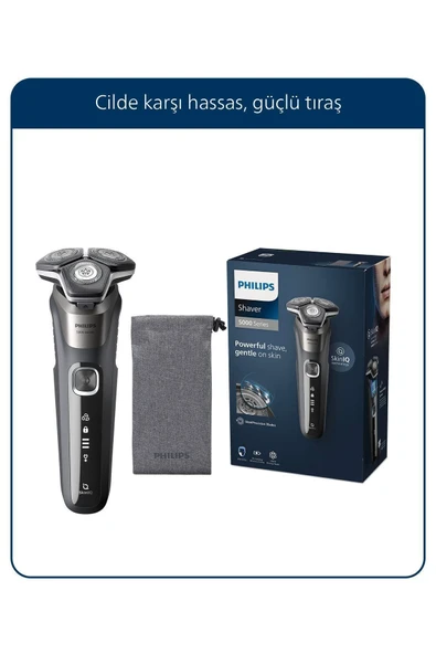 PHİLİPS 5000 Serisi Tıraş Makinesi S5887/10,Sinekkaydı Tıraş,Islak Ve Kuru Kullanım,Hassas Düzeltici ürün görseli 1