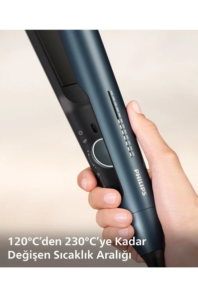 PHİLİPS Saç Düzleştirici - Yeni Seri - Argan Yağlı Seramik Plaka - 5