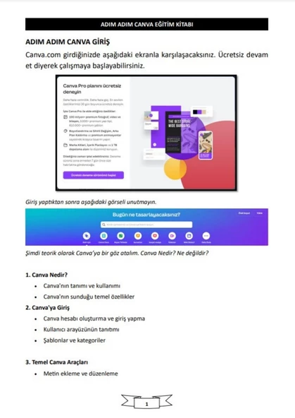 Adım Adım Uygulamalı Canva Eğitim Kitabı - 2
