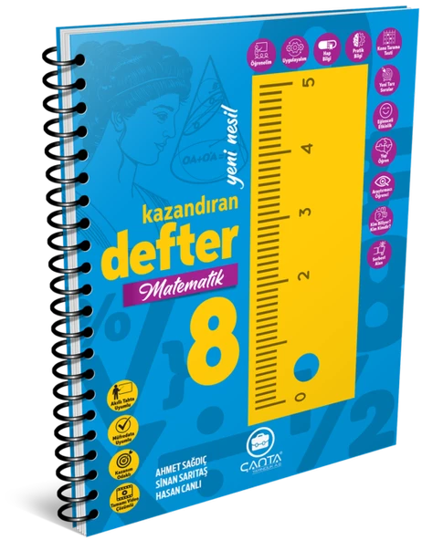 Çanta Yayıncılık 8 Sınıf Matematik Kazandıran Defter LGS