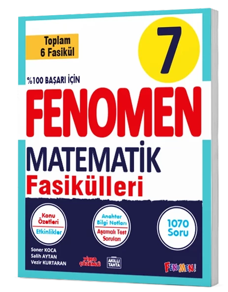 Fenomen Yayınları 7 Sınıf Matematik Konu Fasikülleri 6 Konu