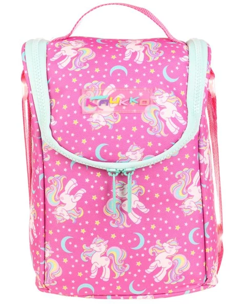 Kaukko Kids Beslenme Çantası Simli Nakışlı Unicorn L7140