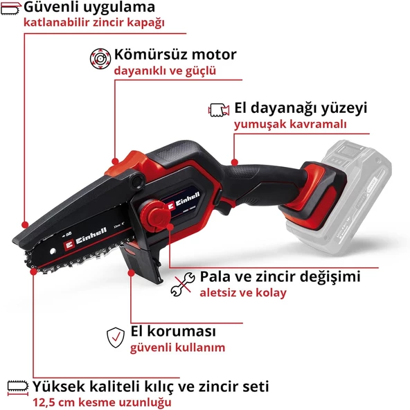 Einhell GE-PS 18/15 Lİ BL Solo Dal Budama Testeresi 4600040